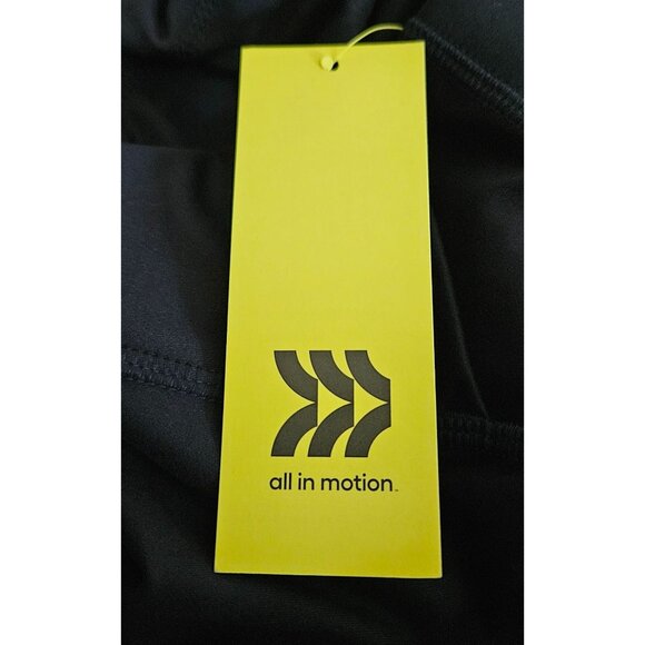 All In Motion Womens High Waisted Navy Pocket Leggings Small Workout Running - Picture 8 of 8